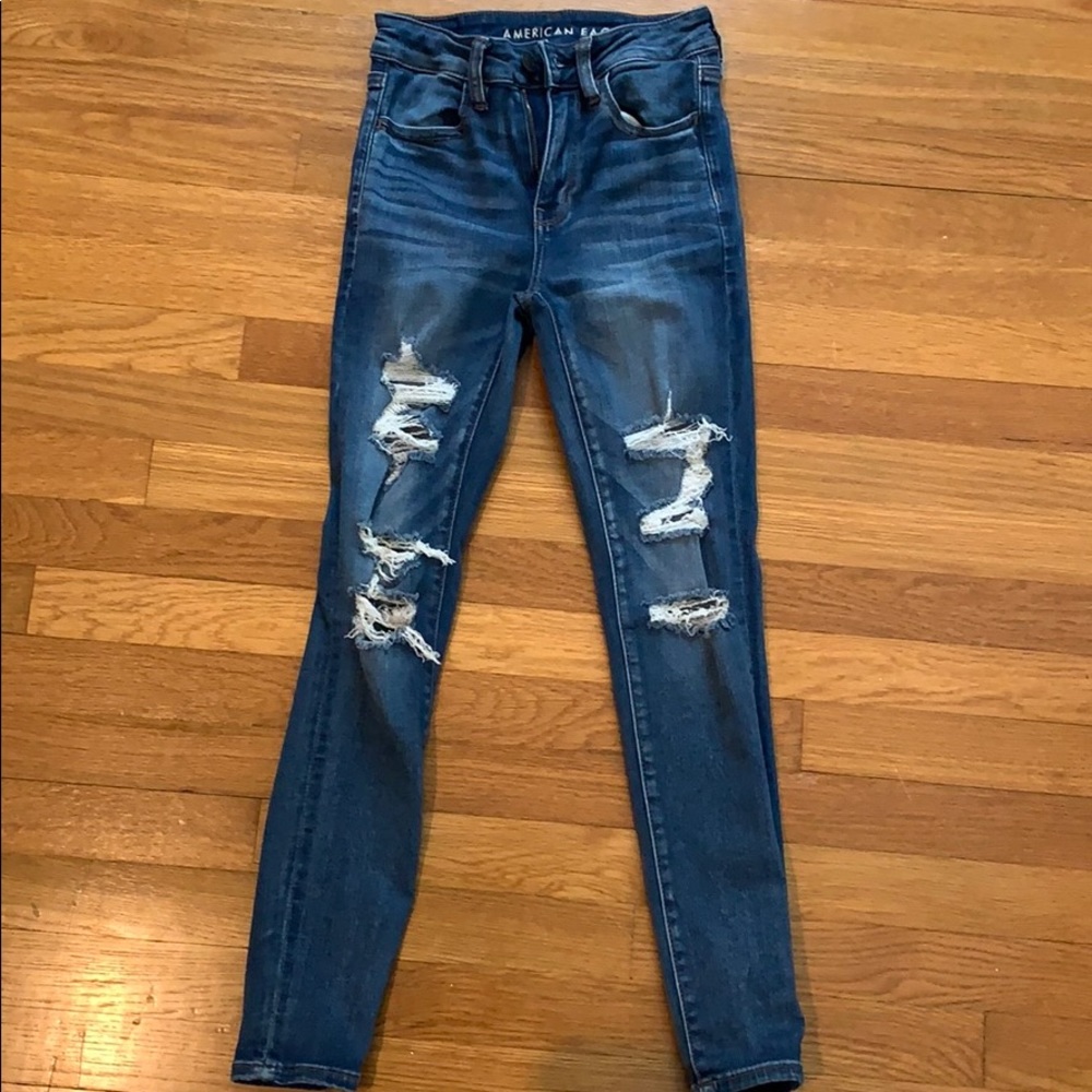 AE hi rise skinny jeans